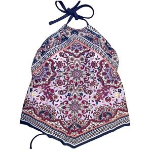 Kona Sol Handkerchief Style Tankini; Sz Small